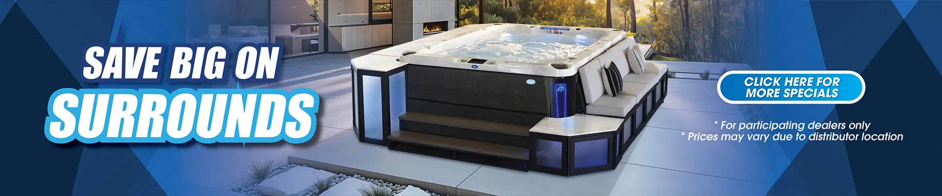 Calspas hot tub being used in a family setting - Clive